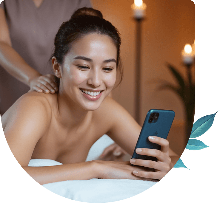 a-young-woman-with-a-relaxed-and-happy-expression-image